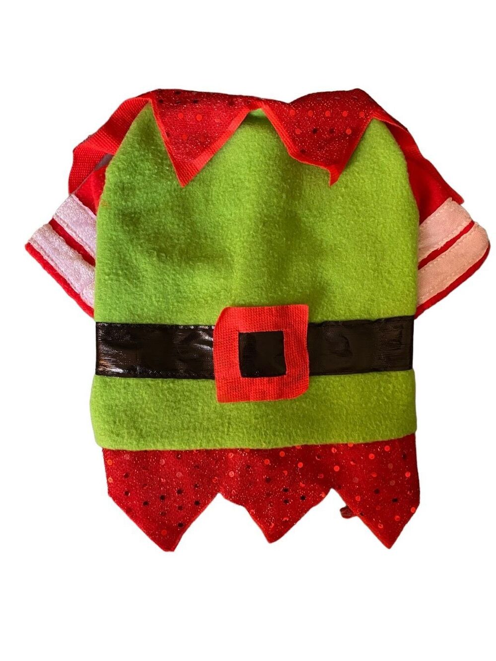 Christmas dog elf costume holiday size XS
